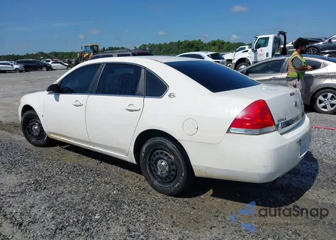 2008 Chevrolet Impala Police z USA, uszkodzony, nr VIN 2G1WS553881251667